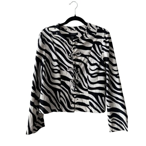 Sandro Zebra Print Blazer - Picture 3 of 5